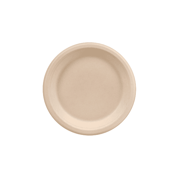6″ Round Bagasse Plate